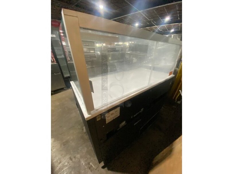 Wow! Structural Concepts Starbucks Style Refrigerated Open Grab-N-Go Display Case With Glass Enclosed Merchandiser Showcase On Top! Model SBZ5425DR! 220V 1 Phase!
 - Image 4 of 7