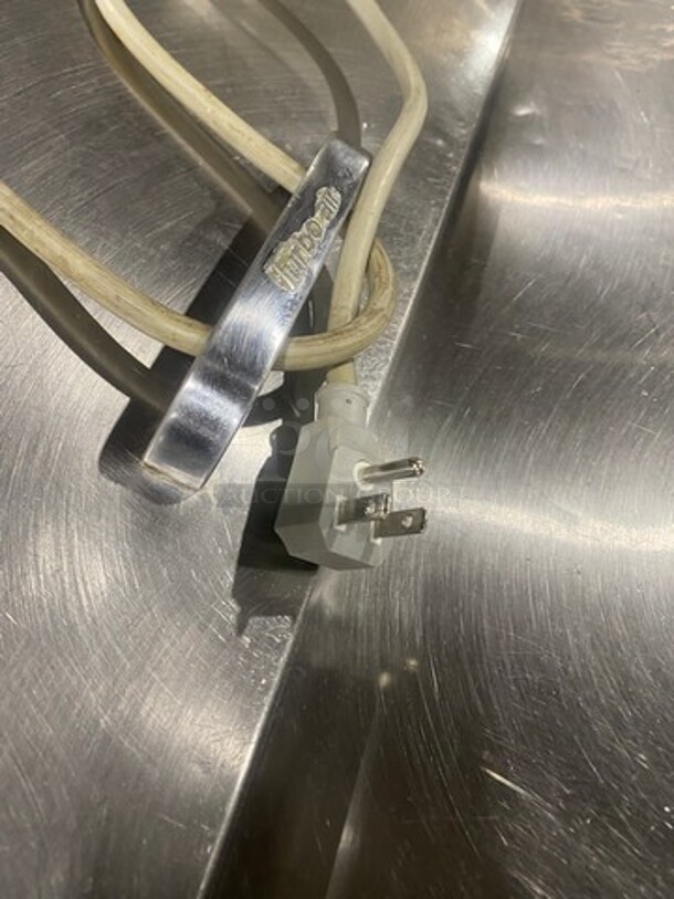 Turbo Air Commercial Refrigerated Sandwich Prep Table! With 2 Door Storage Space! Poly Coated Racks! With Overhead Shelf Space! All Stainless Steel! On Casters! Model: TST48SD - Image 10 of 11