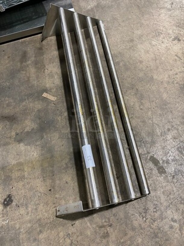 Commercial Solid Stainless Steel Wall Mount Shelf! - Image 3 of 5
