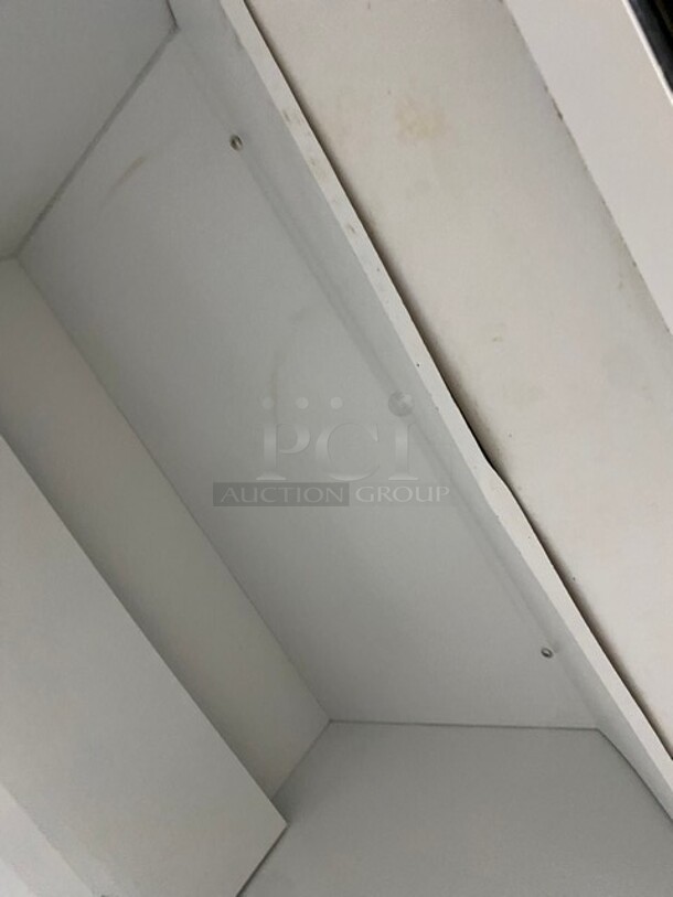 SWEET! Habco One Door Glass Reach In Cooler Merchandiser! With Poly Coated Racks! Model ESM28 Serial 28034489! 115V 1 Phase! - Image 6 of 8