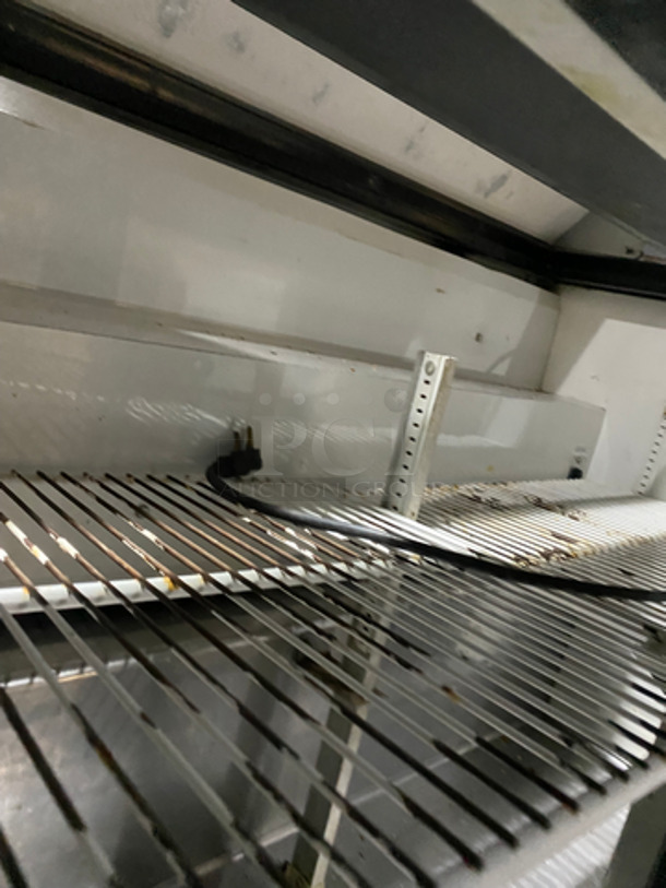 True Commercial Refrigerated Sandwich Prep Table! With 2 Door Storage Space Underneath! Poly Coated Racks! All Stainless! On Casters! Model: TSSU4812 SN: 4946429 115V 60HZ 1 Phase - Image 7 of 11