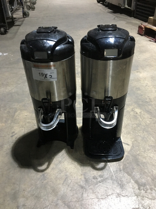 Bunn Commercial Countertop Coffee Holder/ Dispensers! All Stainless Steel! 2x Your Bid! Model: TFSERVER SN: TF01015278