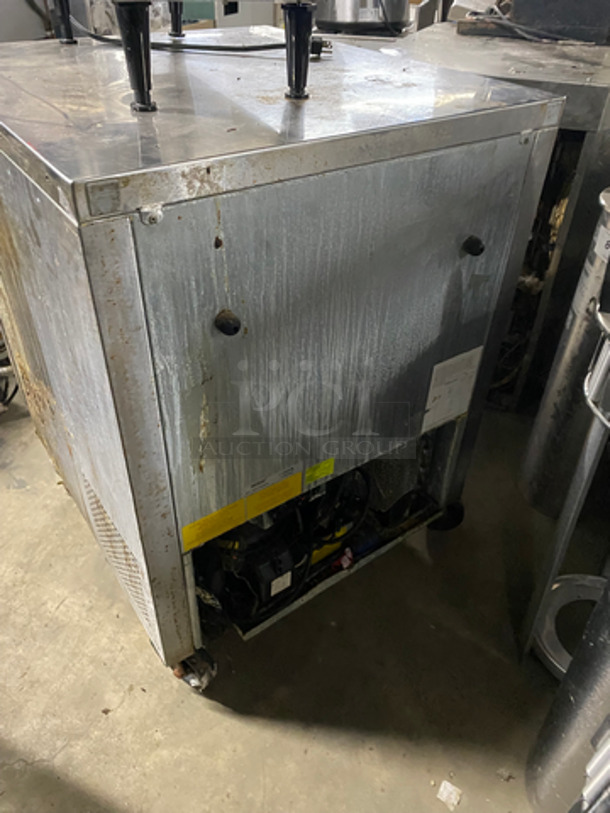 Fagor Commercial Single Door Lowboy/ Worktop Cooler! With Poly Coated Racks! All Stainless Steel! On Casters! NOT TESTED! Model: FUF27 SN: 11100301M 115V 60HZ 1 Phase - Image 4 of 7