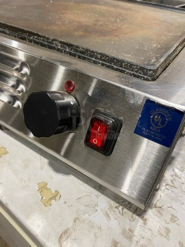 Cadco Commercial Countertop Electric Powered Flat Top Griddle! All Stainless Steel! Model: CG10 120V - Image 6 of 6