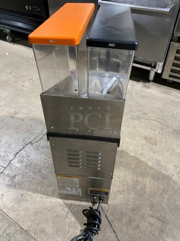 Bunn Commercial Countertop Dual Coffee Bean Grinder Machine! Stainless Steel Body! Model: MHG SN: MHG0022457 120V 60HZ 1 Phase - Image 4 of 8