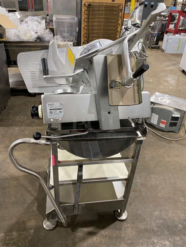 Bizerba Commercial Meat/Deli Slicer! On Stand! With Storage Area Underneath! All Stainless Steel! On Legs! Model: SE12 SN: 30001590 120V 60HZ 1 Phase - Image 2 of 11