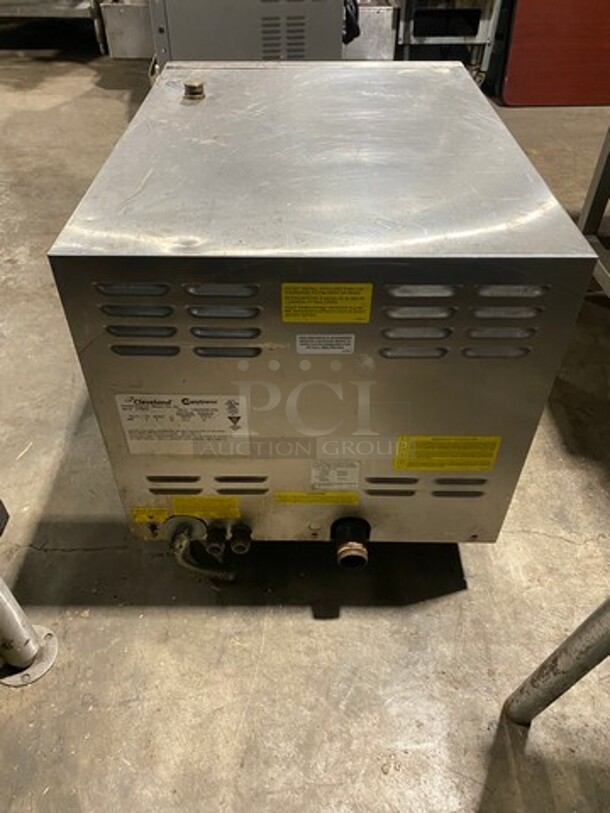 SWEET! Cleveland Electric Powered Countertop Steamer! All Stainless Steel! On Legs! Model: 21CET8 SN: 1106230001025 208V 60HZ 3 Phase - Image 4 of 8