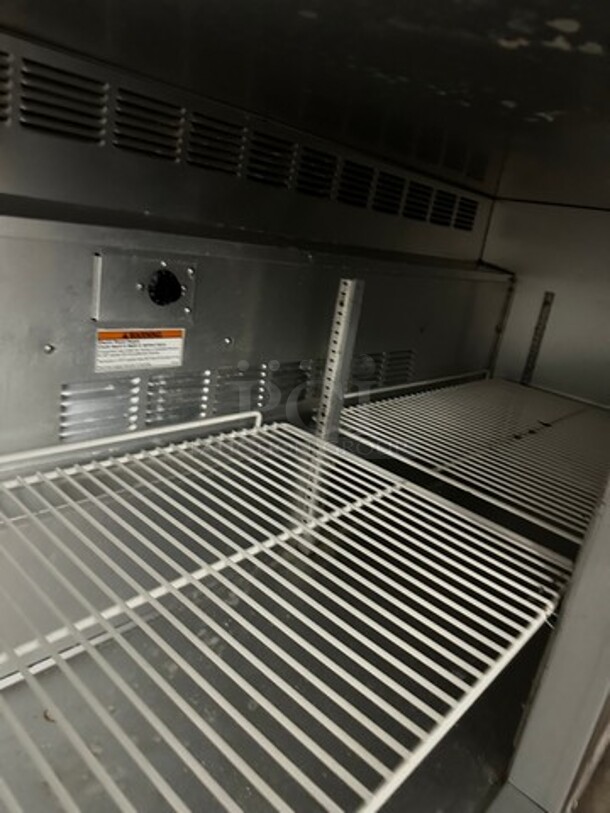 Beverage Air Commercial 2 Door Lowboy/Worktop Cooler! All Stainless Steel! On Casters! Model: WTR60A SN: 8006319 115V 60HZ 1 Phase - Image 6 of 9