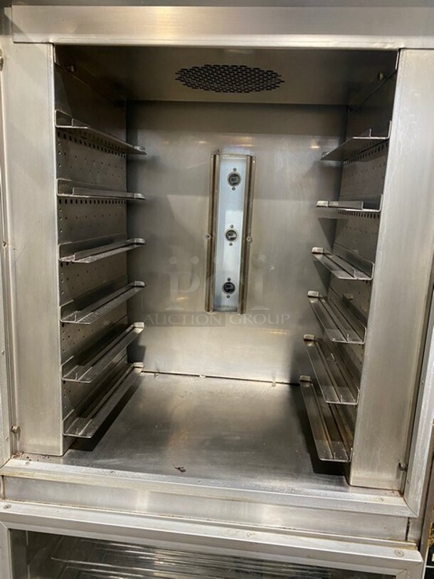 Nuvu Subway Edition Commercial Double Deck Baking Oven/Proofer Combo! With View Through Doors! All Stainless Steel! On Casters! WORKING WHEN REMOVED! - Image 5 of 9