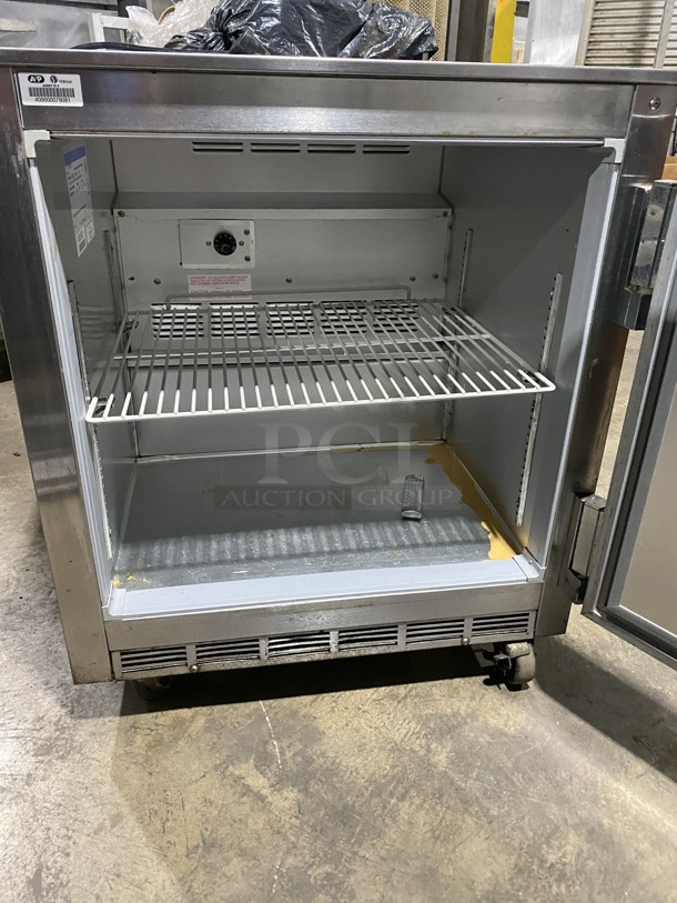  NICE! BEVERAGE-AIR Undercounter Cooler! Electric Powered! MODEL: UCR27 SN:5305931 On Casters! 115V/60Hz/1 Phase! Working When Removed!  - Image 5 of 7