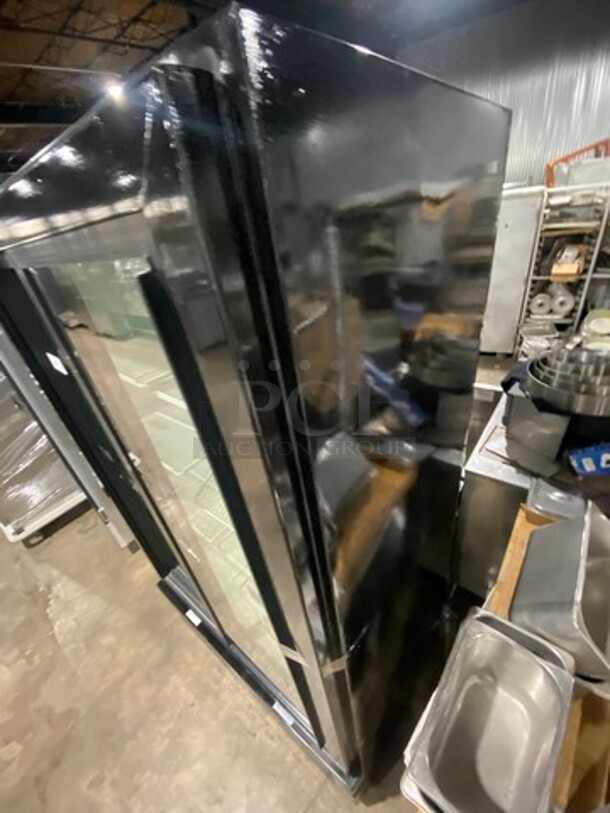 Imbera Commercial 2 Door Reach In Cooler Merchandiser! With View Through Doors! Poly Coated Racks! Model: VRD37CO2 SN: 328160400555 115V 60HZ 1 Phase - Image 3 of 8