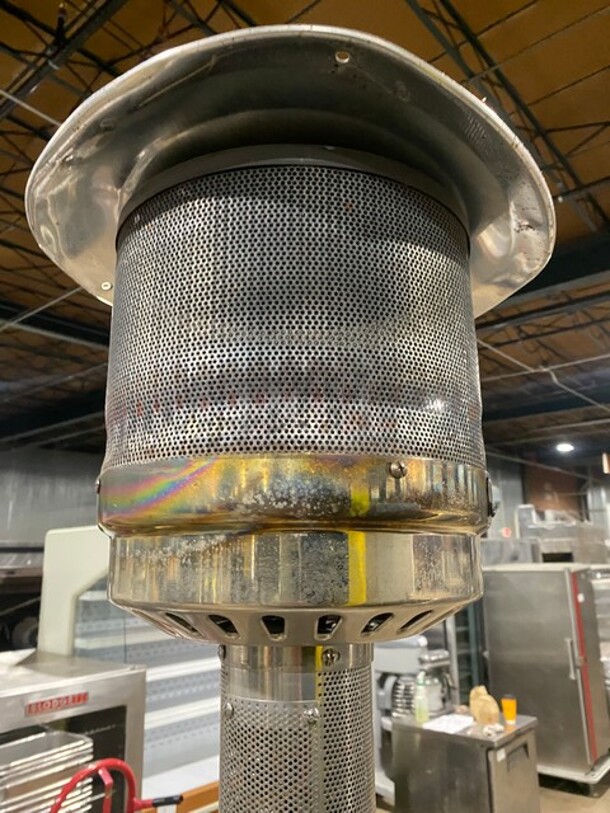 NICE! Stainless Steel Outdoor Gas Propane Heater! MODEL NCZHGKMZMSS SN:2020036114 - Image 6 of 6