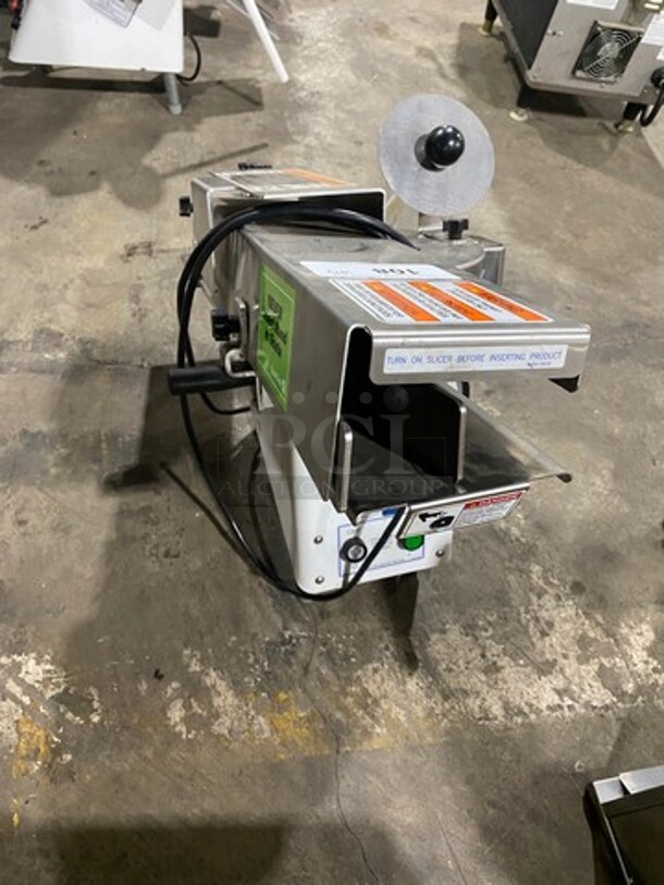 Oliver Commercial Countertop Bun/Bagel Cutter! Stainless Steel! On Small Legs! Model: 723 SN: 202447 115V 60HZ 1 Phase - Image 4 of 9