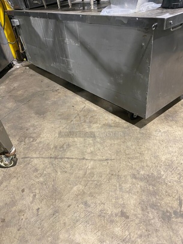 Silver King Commercial Refrigerated Chefs Base! With 4 Drawer Storage Space! All Stainless Steel! On Casters! Model: SKRCB84H SN: SAJE68785A 115V 60HZ 1 Phase - Image 4 of 9