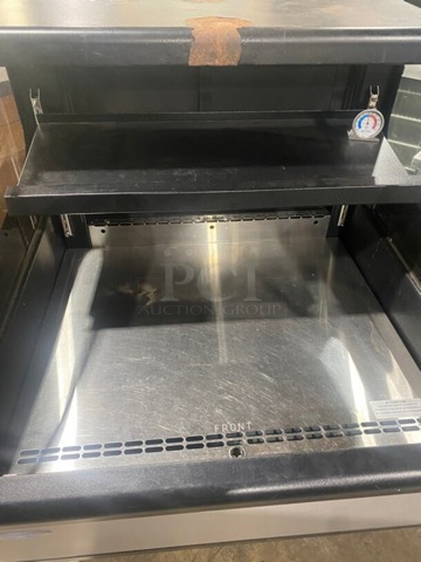 COOL! Federal Industries Commercial Refrigerated Grab-N-Go Open Case Merchandiser! With Rear Access Doors!  Model: LPRSS32 SN: 130108744222 120V 60HZ 1 Phase - Image 5 of 9