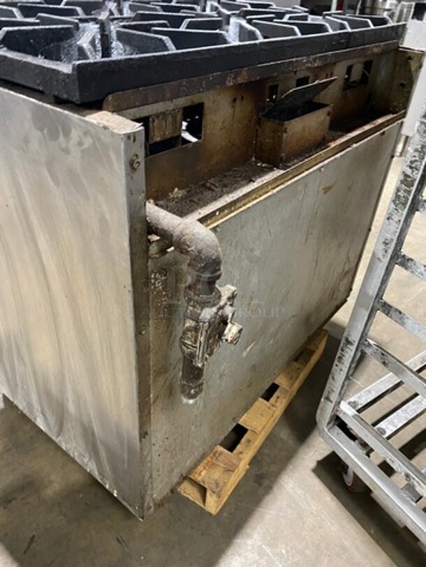 Tristar Commercial Natural Gas Powered 6 Burner Stove! With Full Size Oven Underneath! All Stainless Steel! - Image 4 of 9