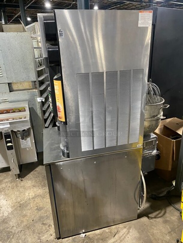 AMAZING! Manitowoc Multiplex Smoothie Workstation! On Single Door Undercounter Cooler! With Poly Bins! All Stainless Steel! Model: MB81 SN: 1611150001561 115V 60HZ 1 Phase - Image 3 of 11