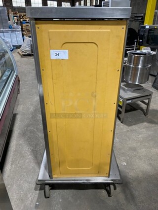 Caddy Commercial Single Door Enclosed Pan Rack! On Casters! Model: TDC24DD!