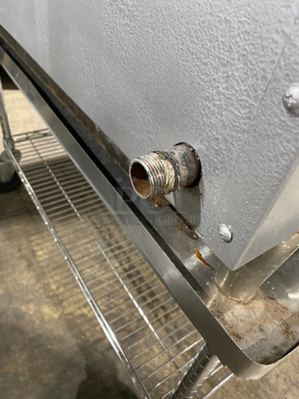 Montague Commercial Countertop Gas Powered Char Broiler Grill! On Legs! On Equipment Stand! With Storage Space Underneath! All Stainless Steel! On Casters! - Image 9 of 9