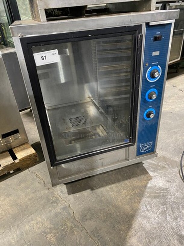 Duke Commercial Proofer Cabinet! With View Through Door! All Stainless Steel! On Casters! Model: PFB1 SN: 50IHJB0004 120V 60HZ 1 Phase