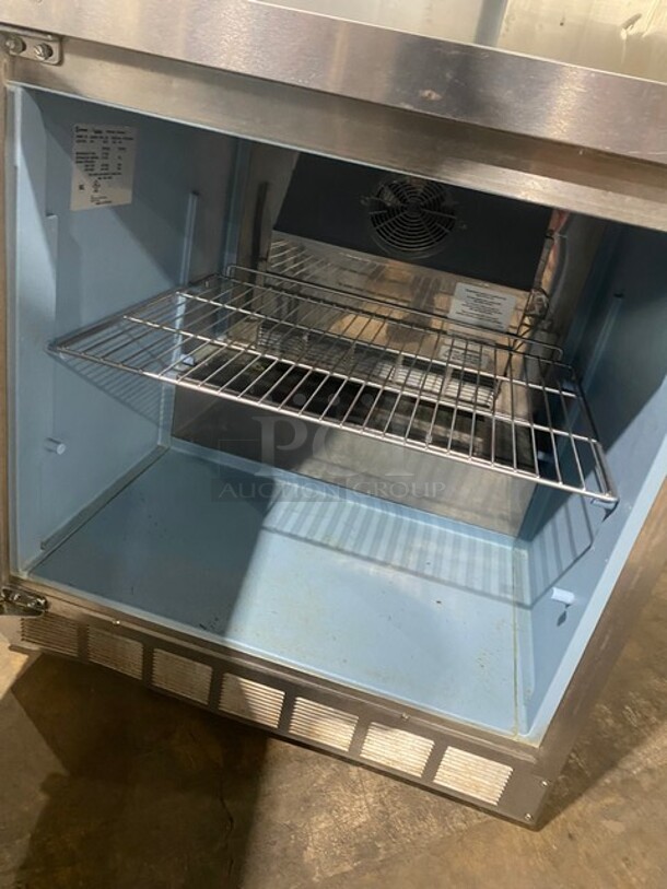 Delfield Manitowoc Commercial Single Door Lowboy/Worktop Cooler! All Stainless Steel! MODEL UC4532NDHLSW1 SN: 1509152000537 115V 1PH - Image 5 of 7