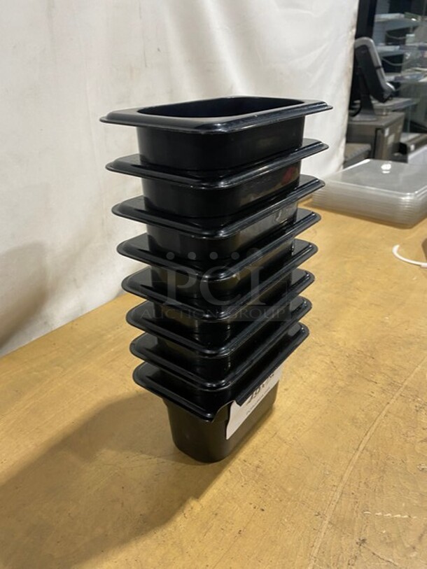 Camwear Polycarbonate Black Food Pans! Model: 94CW! 8X Your Bid!  - Image 2 of 7