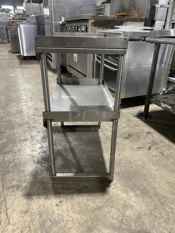 One Stainless Steel Commercial Worktable with Under Shelf! - Image 3 of 4