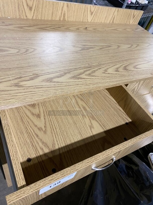 Custom Wooden Prep/Storage Cabinet! - Image 5 of 9