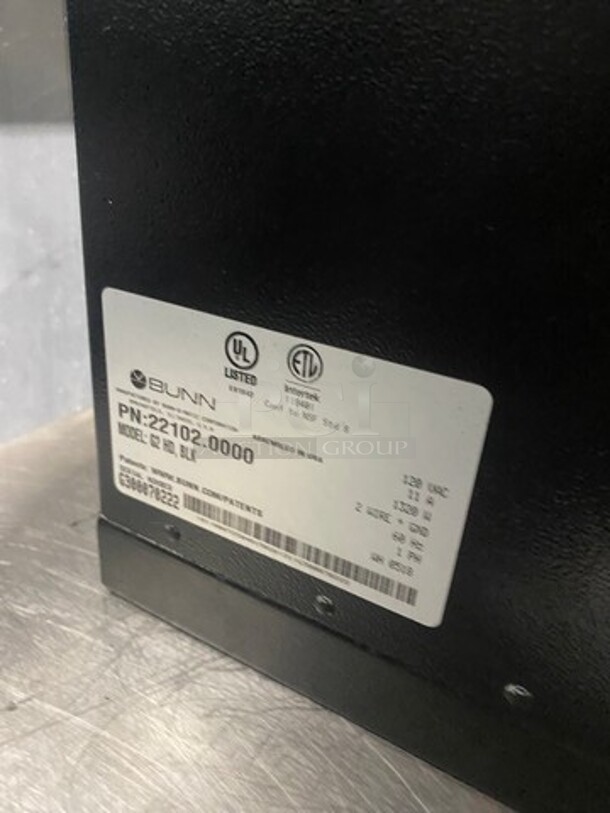 Bunn Commercial Countertop Coffee Bean Grinder! Model: G2HD SN: G300078222 120V 60HZ 1 Phase - Image 6 of 9