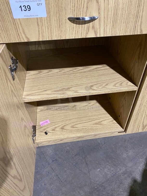 Custom Wooden Prep/Storage Cabinet! - Image 7 of 9