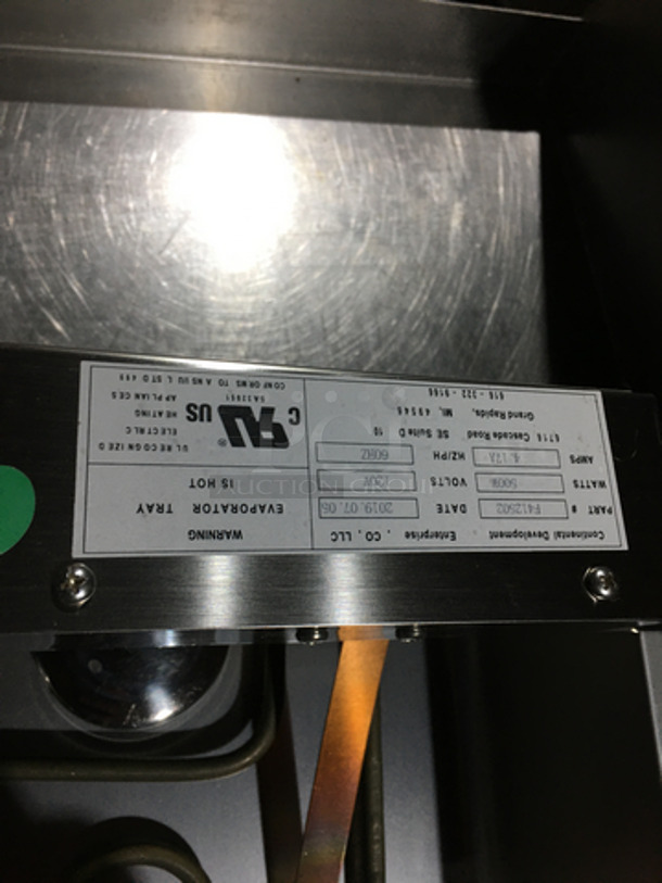 BRAND NEW! IN THE BOX! Stainless Steel Evaporator Tray Pan! 120V 60HZ - Image 4 of 7