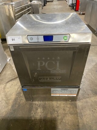 Hobart New Body Style Under The Counter Dishwasher! All Stainless Steel! Model: LXEC SN: 231178498 120V 60HZ 1 Phase