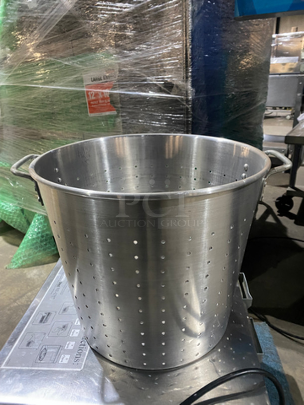 Metal Perforated Pot Inserts! With Handles! 3x Your Bid! - Image 2 of 6