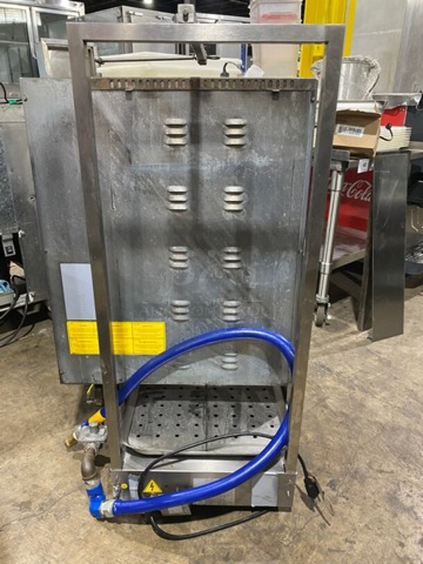 Commercial Countertop Gas Powered Vertical Broiler Gyro/ Shawarma Machine! All Stainless Steel! - Image 3 of 8