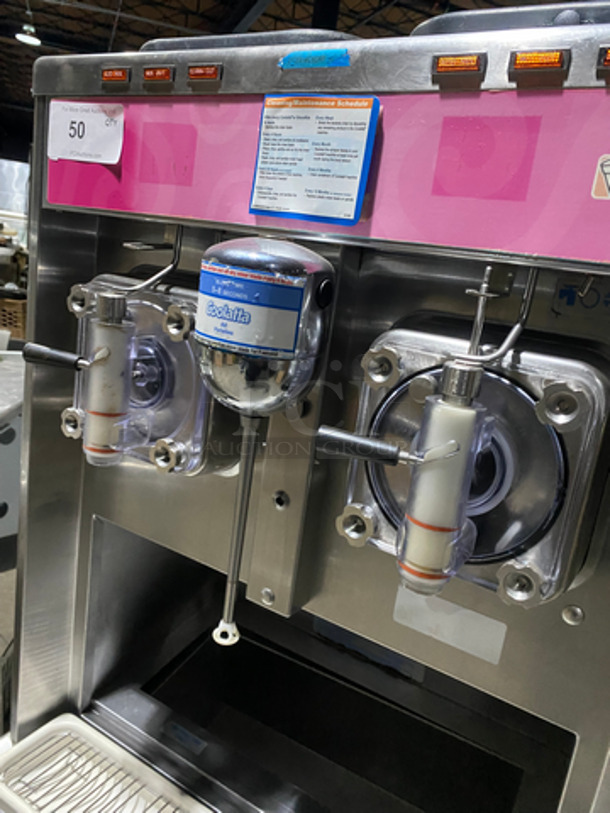Taylor Commercial 2 Flavor Frosty/Coolatta/Slushie Making Machine! With Milkshake Mixing Attachment! All Stainless Steel! On Casters! Model: 342D27 SN: K6106162 208/230V 60HZ 1 Phase - Image 5 of 11