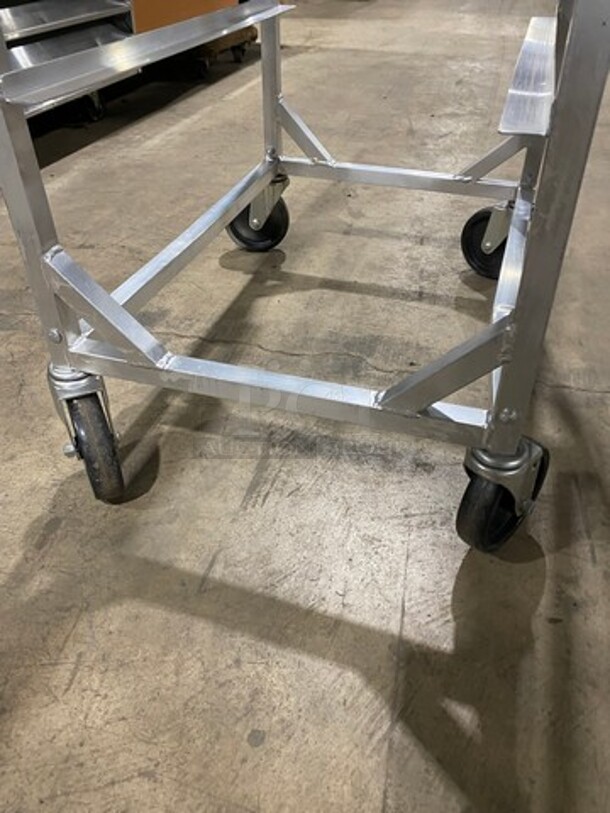 Channel Metal Commercial Pan Transport Rack! On Casters! - Image 4 of 5