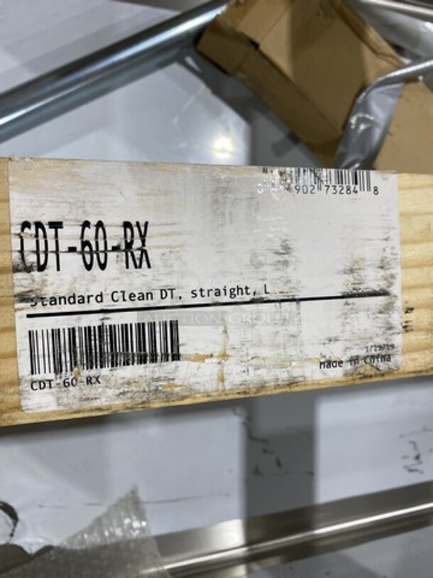 BRAND NEW! ALL Stainless Steel Left Side Clean Dish Table! Model CDT60RX!  - Image 3 of 3