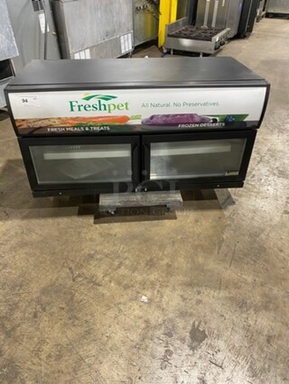 NICE! MTL Cool Commercial Countertop Horizontal 2 Door Freezer Merchandiser! Model: DDF90 110V