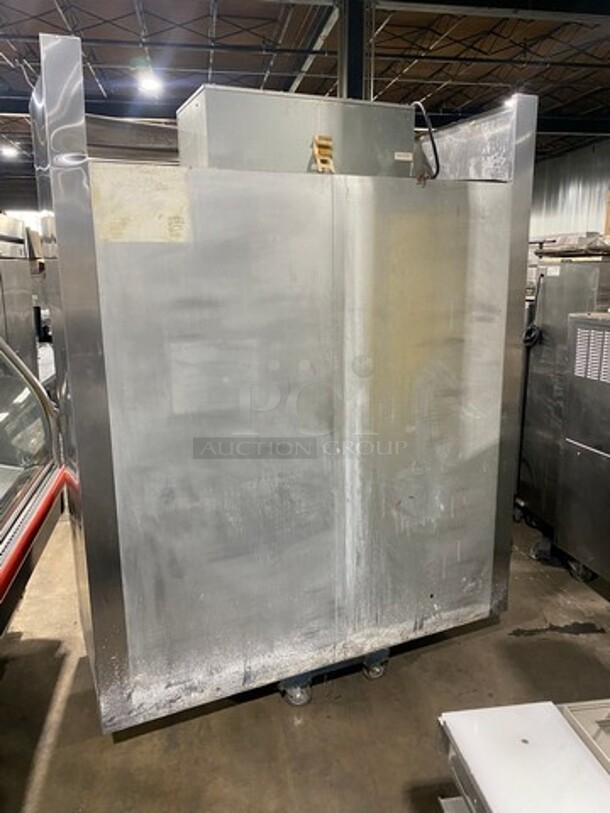 Traulsen Commercial 2 Door Roll In Rack Dough Retarder Cooler! All Stainless Steel! RACK NOT INCLUDED!  - Image 7 of 8
