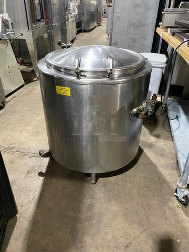 Groen Commercial Electric Powered Soup Kettle! All Stainless Steel! On Legs! Model: EE40 SN: 342D 208V 3 Phase - Image 3 of 11