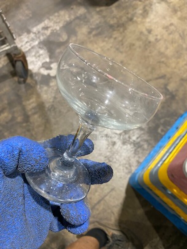 MISCELLANEOUS! Assorted Color Poly Cup Crates! With Assorted Style Stemmed Wine Glasses! 8x Your Bid! - Image 5 of 5