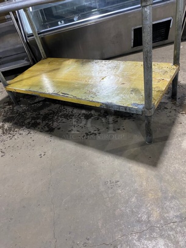 Solid Stainless Steel Work Top/ Prep Table! With Storage Space Underneath! On Legs! - Image 7 of 7