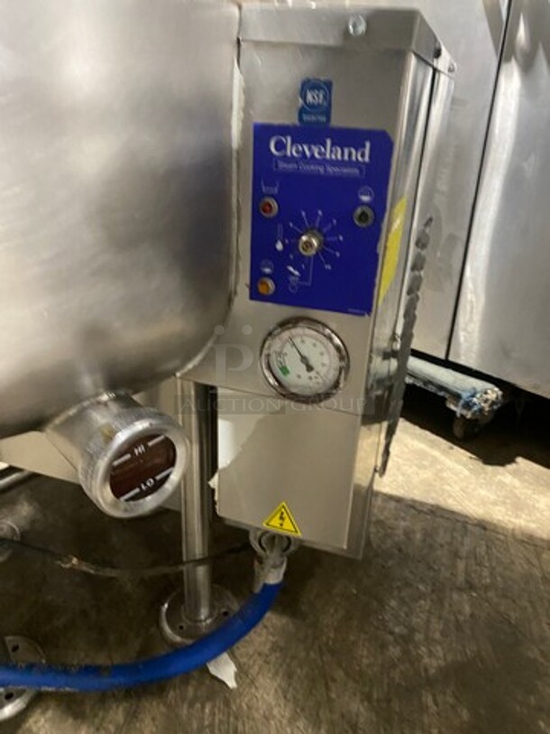 GREAT! Cleveland Range Floor Style Self-Contained Soup Kettle! All Stainless Steel! On Legs! WORKING WHEN REMOVED! Model: KGL40 SN: WT492199L01 - Image 9 of 11