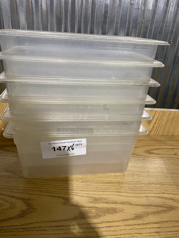 Poly 1/3 Pans! 6 X Your Bid! - Image 1 of 6