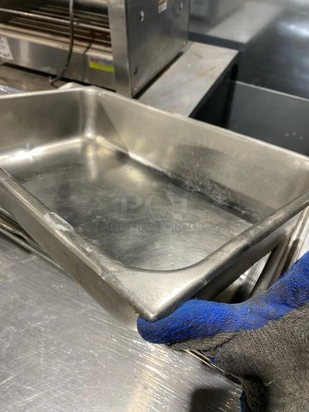 Assorted Size Commercial Steam Table/ Prep Table Food Pans! All Stainless Steel! 4x Your Bid! - Image 5 of 6