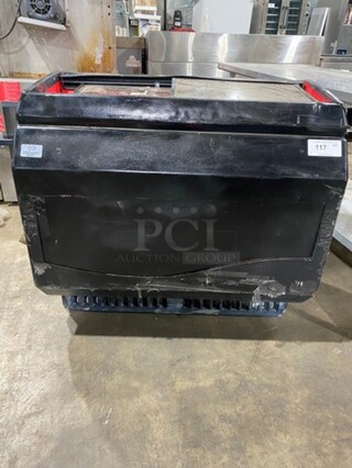 Beverage Air Commercial Reach Down Chest Cooler Display Merchandiser! Model: EZA84LD 115V 60HZ 1 Phase