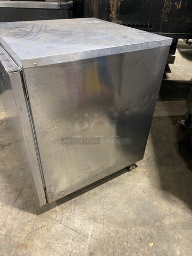 Delfield Commercial Single Door Lowboy/ Worktop Cooler! All Stainless Steel! On Casters! Model: 406CACHIP1 SN: 1503152001684 115V 60HZ 1 Phase - Image 2 of 8