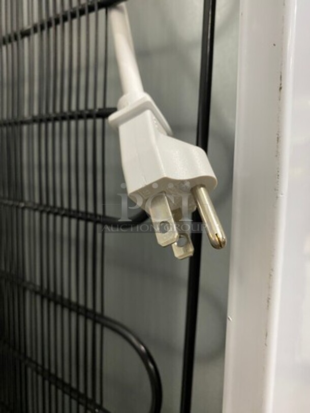  NEW! IN THE BOX! Atlantic Commercial Single Door Reach In Cooler Merchandiser! With View Through Door! Poly Coated Racks! Model: USS374DTKL SN: 100004765198 115V 60HZ 1 Phase - Image 9 of 9