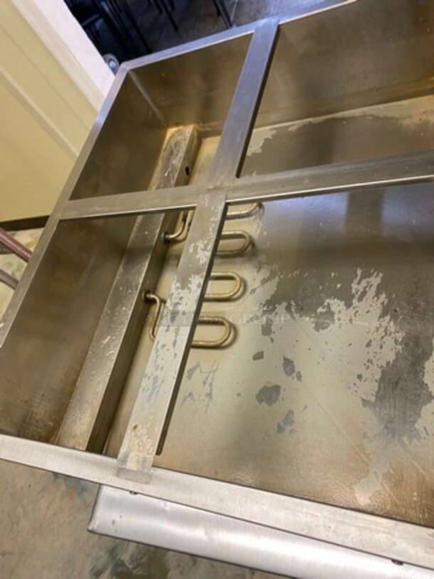 Andiqi Commercial Countertop Electric Powered 4 Well Food Warmer/ Bain Marie! Stainless Steel! WORKING WHEN REMOVED! Model: DTC4P150 110V - Image 5 of 9