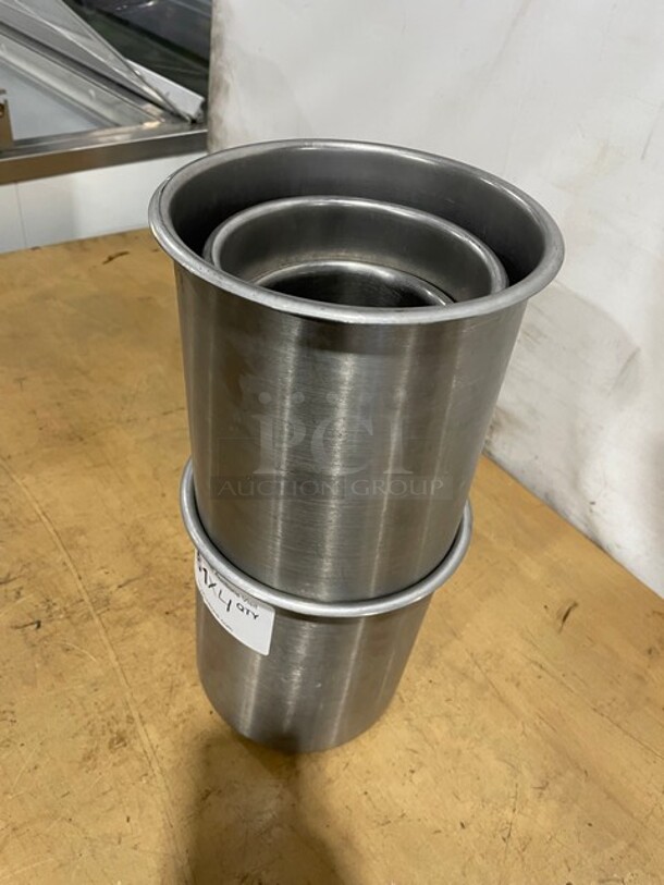Vollrath Stainless Steel Assorted Bain Marie Pots! 4X Your Bid!  - Image 2 of 8